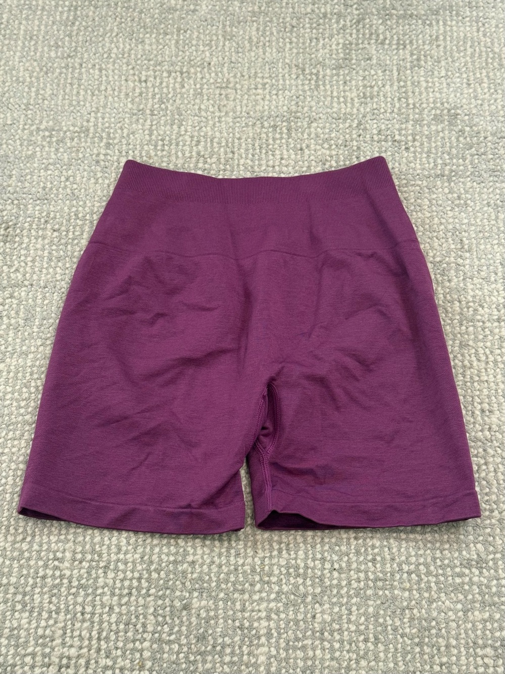 Women’s High-Waist Plum Bike Shorts
